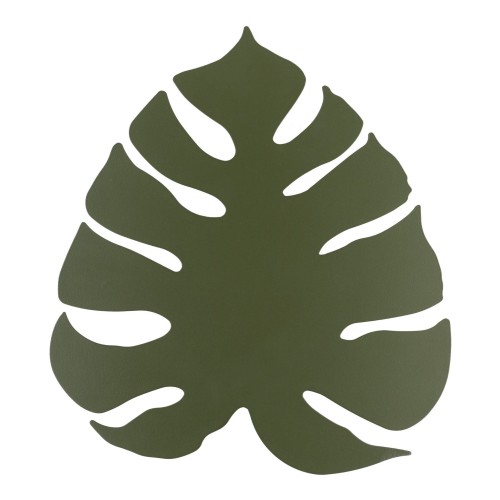 Kinkiet ścienny do salonu sypialni metalowy liść Tk Lighting Monstera 4668 3x6W G9 zielony