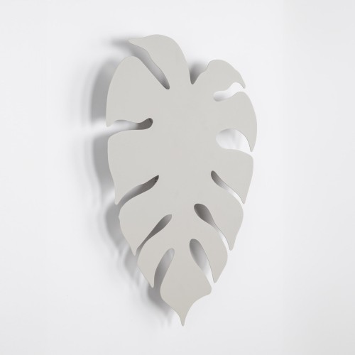 Kinkiet ścienny do salonu sypialni metalowy liść beżowy TK Lighting Monstera 6436 4x6W G9