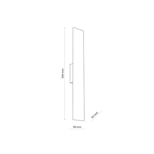 Tk Lighting Navi 4755 kinkiet lampa ścienna 2x6W G9 biały