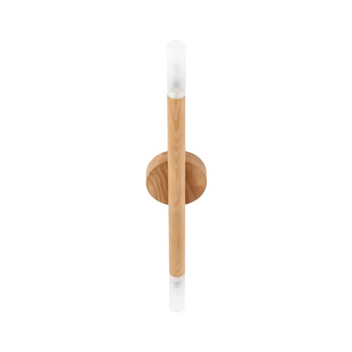 Kinkiet nowoczesny skandynawski boho drewniany podłużny rurka sosna TK Lighting Noble 4523 2x6W G9