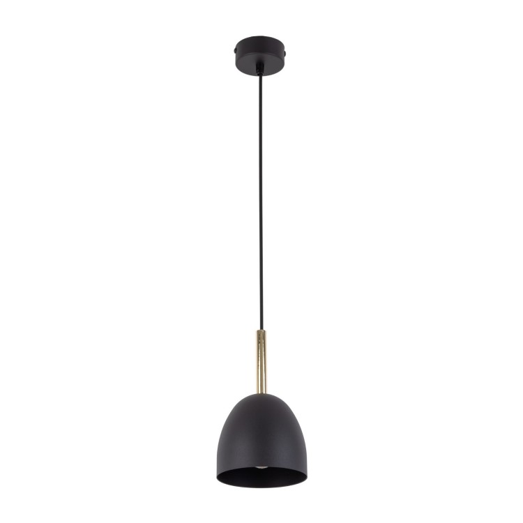 Tk Lighting Nord 4870 lampa wisząca 1x15W E27 czarna drewniana