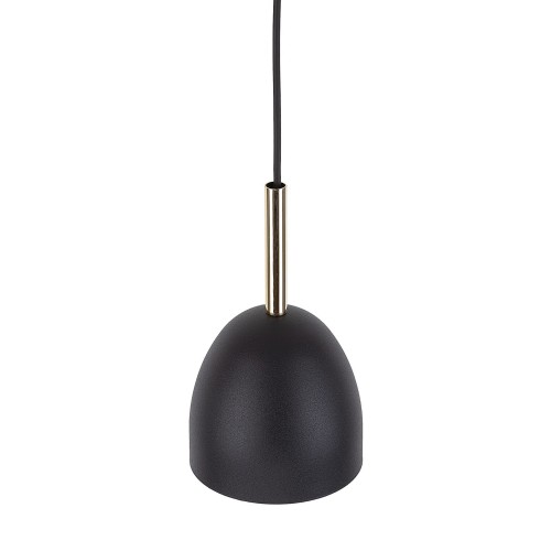 Tk Lighting Nord 4870 lampa wisząca 1x15W E27 czarna drewniana