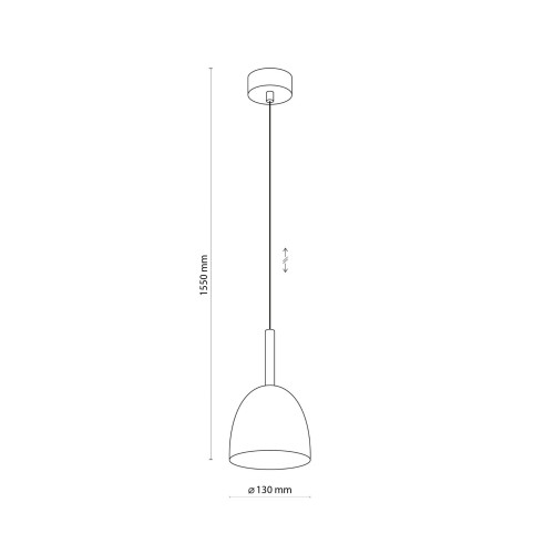 Tk Lighting Nord 4868 lampa wisząca 1x15W E27 biała drewniana