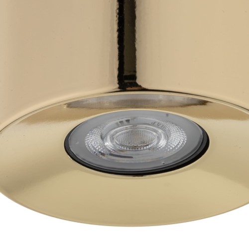 Lampa sufitowa tuba spot okrągła złota TK Lighting Orion 10128 1x10W GU10
