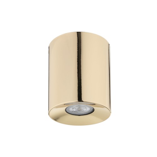Lampa sufitowa tuba spot okrągła złota TK Lighting Orion 10128 1x10W GU10