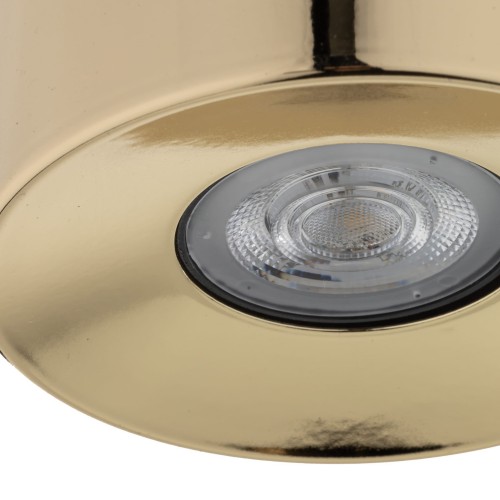 Lampa sufitowa tuba spot okrągła złota TK Lighting Orion 10128 1x10W GU10