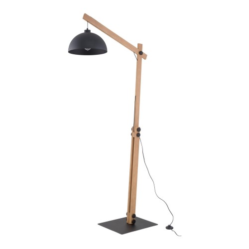 Tk Lighting Oslo 5582 lampa stojąca podłogowa 1x15W E27 czarna drewniana