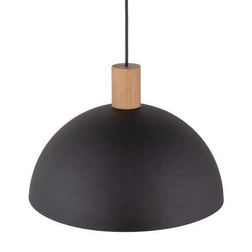 Tk Lighting Oslo 4852 lampa wisząca 1x15W E27 czarna drewniana