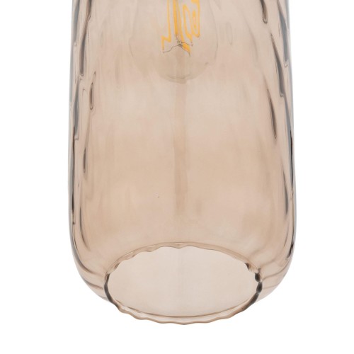 Lampa wisząca nowoczesna elegancka glamour loft klosz szklany bursztynowa czarna TK Lighting Pescara 4575 1x15W E27