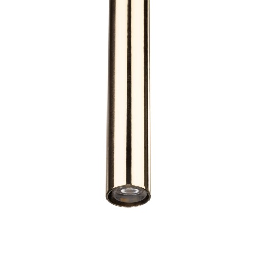 Lampa wisząca nowoczesna elegancka glamour sopel patyk rurka czarna złota TK Lighting Piano 10116 1x8W G9