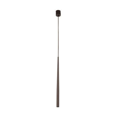 Lampa wisząca nowoczesna elegancka glamour sopel patyk rurka brązowa TK Lighting Piano 10108 1x8W G9