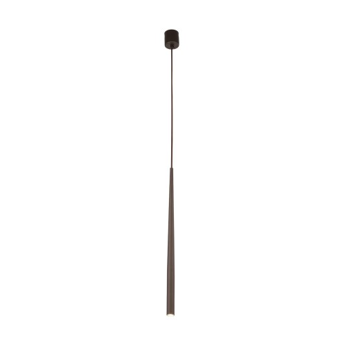 Lampa wisząca nowoczesna elegancka glamour sopel patyk rurka brązowa TK Lighting Piano 10108 1x8W G9
