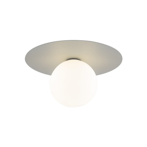 Kinkiet nowoczesny skandynawski klosz szklany kula szary biały TK Lighting Pixi 10232 1x8W G9