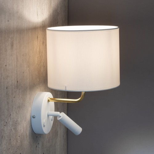 Tk Lighting Richi 1370 kinkiet lampa ścienna 1x60W 1x6W E27 + G9 grafitowy chromowy