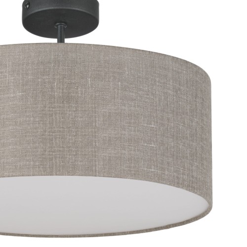 Tk Lighting Rondo 6247 lampa wisząca 4x15W E27 czarna szara