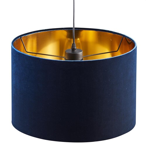 TK Lighting Tercino 6172 lampa wisząca 1x15W E27 niebieska złota