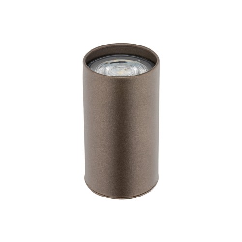 Spot nowoczesny elegancki metalowy tuba brązowy TK Lighting Top 5733 1x10W GU10