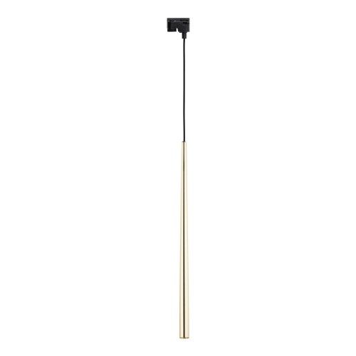 Lampa wisząca do systemu szynowego 1-fazowego Tracer nowoczesna elegancka sopel rurka patyk złota czarna TK Lighting Tracer 5750 1x6W G9