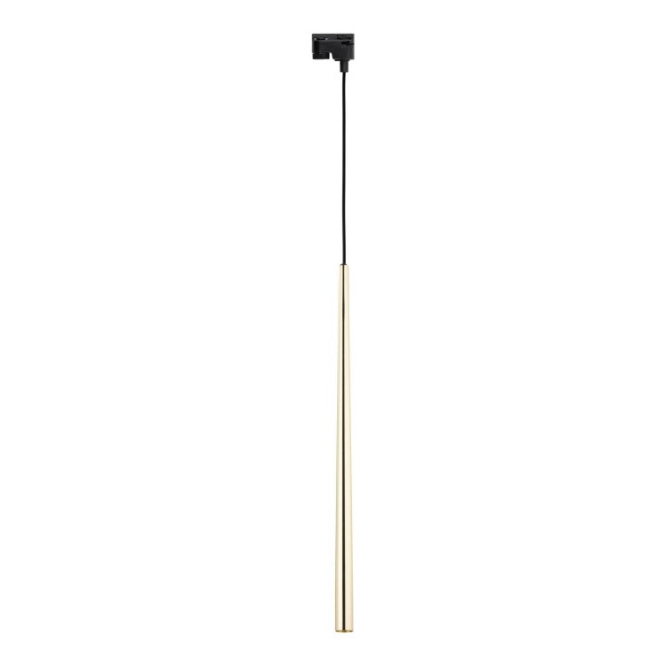 Lampa wisząca do systemu szynowego 1-fazowego Tracer nowoczesna elegancka sopel rurka patyk złota czarna TK Lighting Tracer 5750 1x6W G9