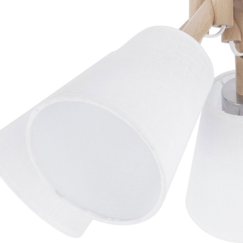 TK Lighting Vaio White 666 plafon lampa sufitowa 5x60W E27 biały drewno
