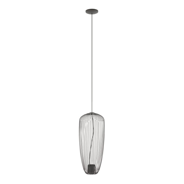 Lampa wisząca z wysokim ażurowym kloszem z cienkich prętów Nowodvorski Pumpkin S 11243