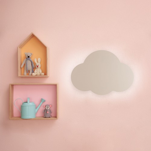 Kinkiet do pokoju dziecka nowoczesny chmura beżowy TK Lighting Cloud 5886 2x6W G9