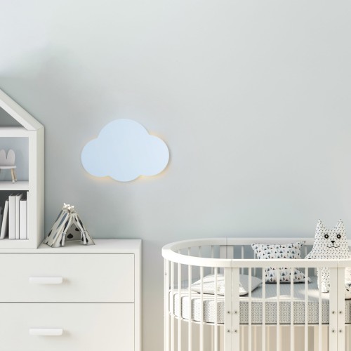 Kinkiet do pokoju dziecka nowoczesny chmura niebieski TK Lighting Cloud 4966 2x6W G9
