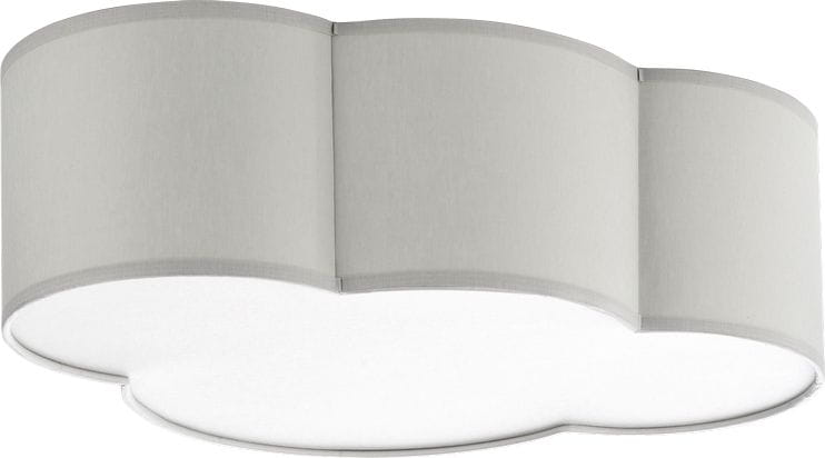 Plafon chmurka do pokoju dziecka lampa sufitowa TK Lighting Cloud mini 3144 2x60W E27 biały szary