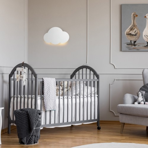 Kinkiet do pokoju dziecka chmurka biały TK Lighting Cloud 4964 2x6W G9