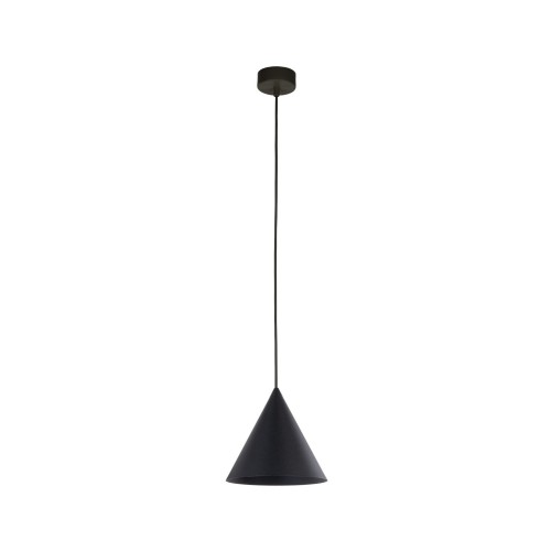 Lampa wisząca nowoczesna skandynawska loft klosz metalowy stożek czarna TK Lighting Cono 10057 1x15W E27