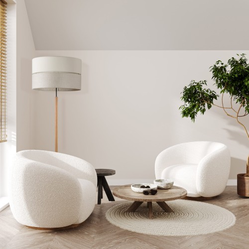 Tk Lighting Eco 5597 lampa stojąca podłogowa 1x15W E27 czarna drewniana