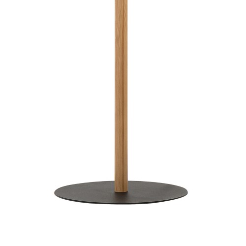 Tk Lighting Eco 5597 lampa stojąca podłogowa 1x15W E27 czarna drewniana