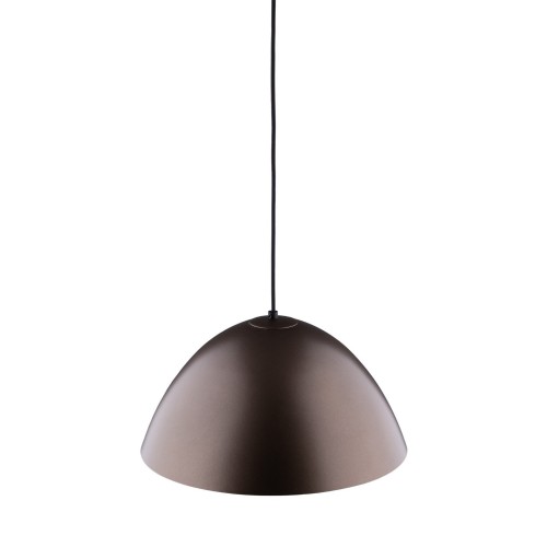 Lampa wisząca klasyczna retro klosz metalowy miska brązowa TK Lighting Faro 4332 1x15W E27