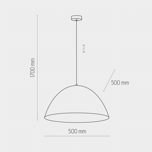 TK Lighting Faro 6003 lampa wisząca 1x15W E27 biała