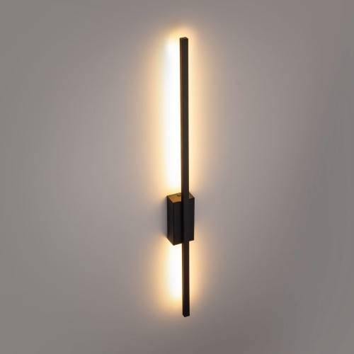 Kinkiet lampa ścienna metalowy industrialny skandynawski patyk pręty Tk Lighting Flash 6627 1x30W LED 4000-4500K czarny