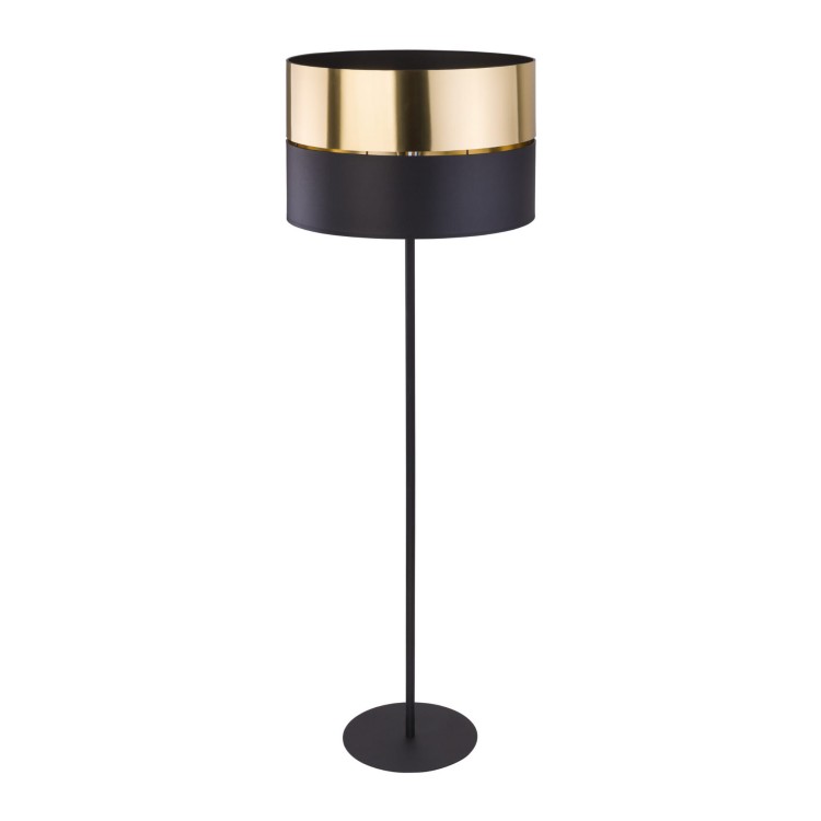 TK Lighting Hilton 5465 lampa stojąca podłogowa 1x60W E27 czarny złoty