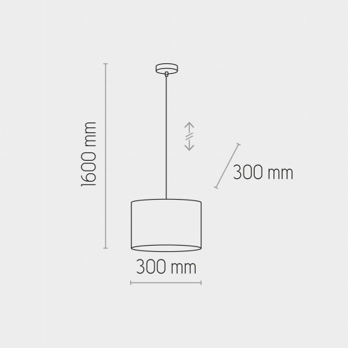 TK Lighting Juta 6580 lampa wisząca 1X15W E27 brązowa czarna