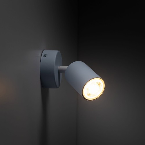 Spot nowoczesny skandynawski loft metalowy reflektor niebieski TK Lighting Livia 10221 1x10W GU10