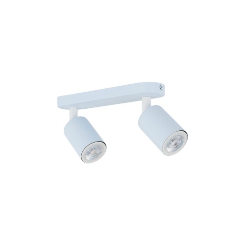 Plafon nowoczesny skandynawski loft metalowy reflektory niebieski TK Lighting Livia 10237 2x10W GU10
