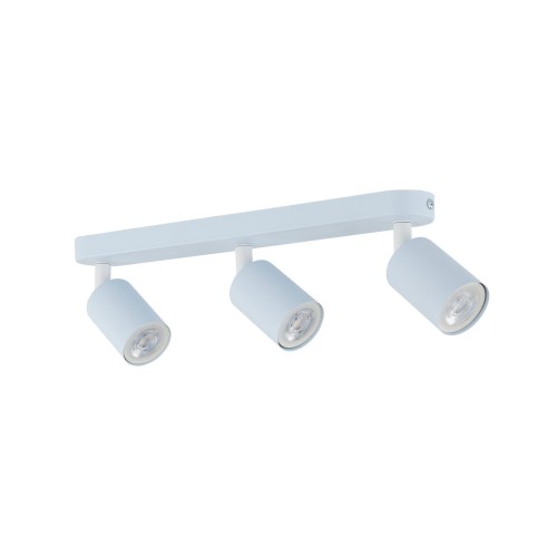Plafon nowoczesny skandynawski loft metalowy reflektory niebieski TK Lighting Livia 10238 3x10W GU10
