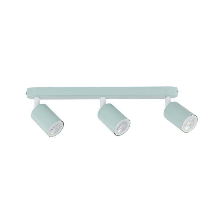 Plafon nowoczesny skandynawski loft metalowy reflektory miętowy TK Lighting Livia 10236 3x10W GU10