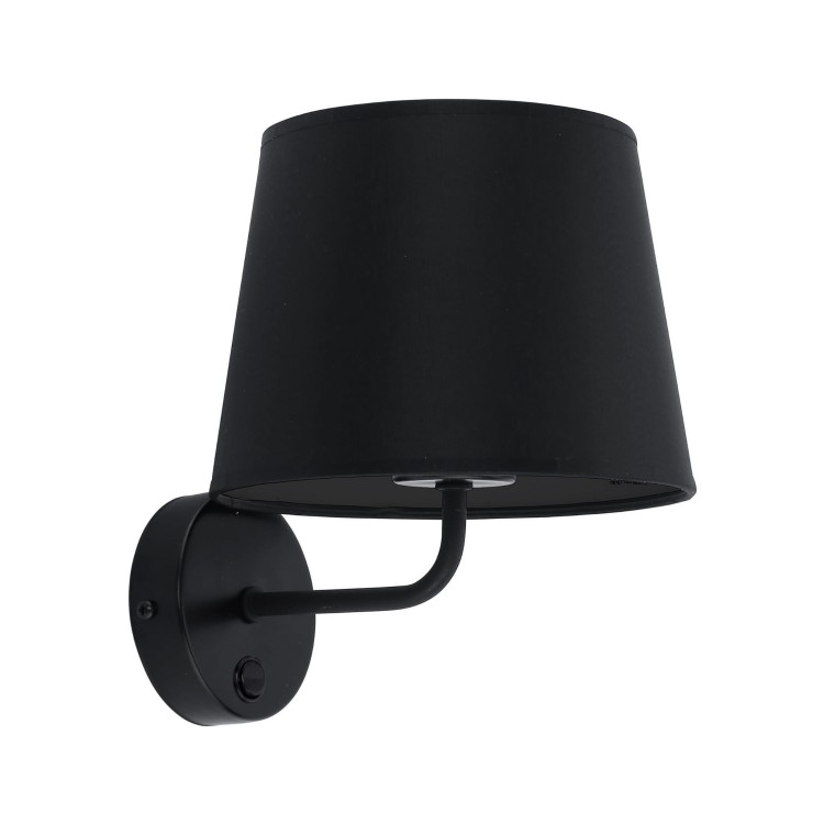 TK Lighting Maja 1884 kinkiet lampa ścienna 1x60W E27 czarna