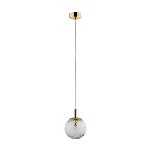 Plafon nowoczesny elegancki glamour pręty klosz szklany kule czarny złoty TK Lighting Nilos 758 5x6W G9