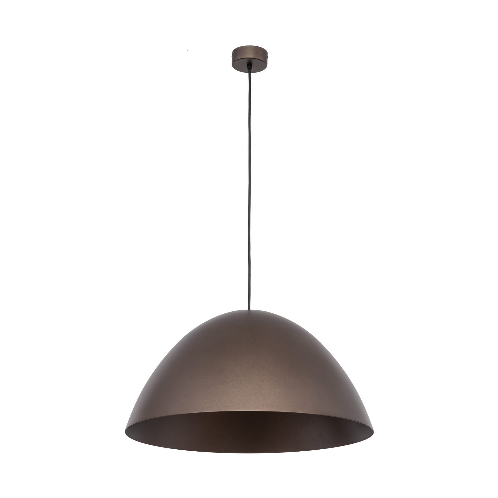 Lampa wisząca skandynawska industrialna loft retro drewniana klosz metalowy brązowa orzech TK Lighting Oslo 4508 1x15W E27