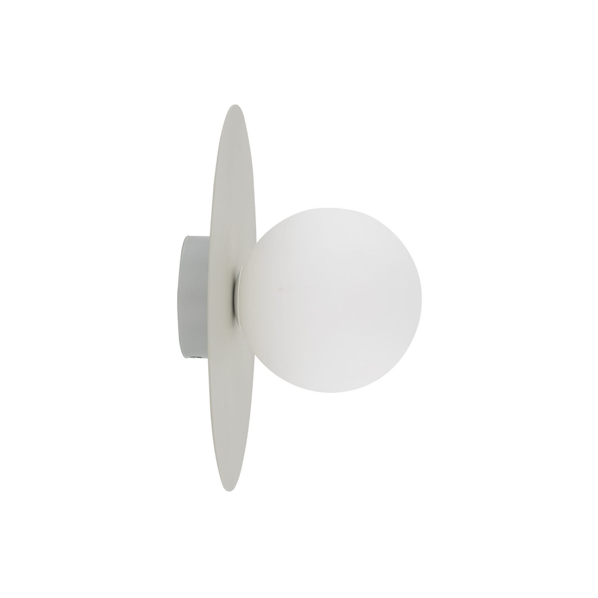 Kinkiet nowoczesny skandynawski klosz szklany kula beżowy biały TK Lighting Pixi 10231 1x8W G9