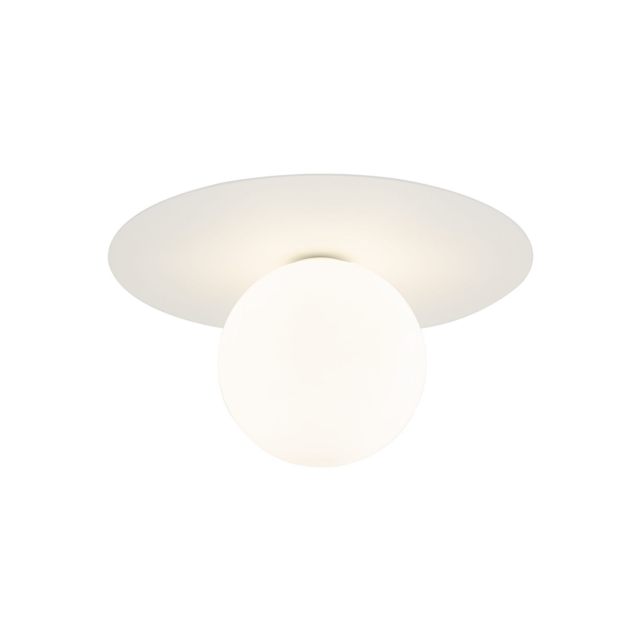 Kinkiet nowoczesny skandynawski klosz szklany kula biały TK Lighting Pixi 10227 1x8W G9