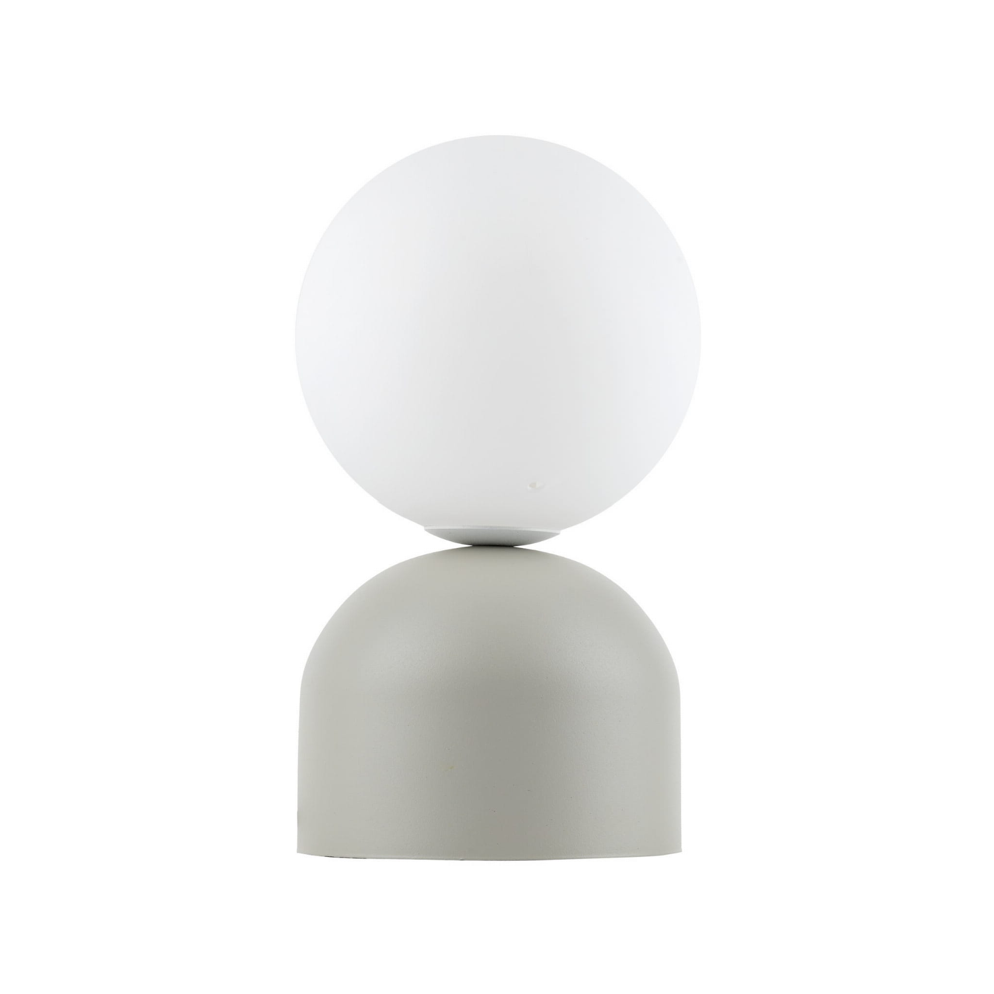 Lampka nowoczesna skandynawska loft klosz szklany kula beżowa biała TK Lighting Miki 16038 1x8W G9