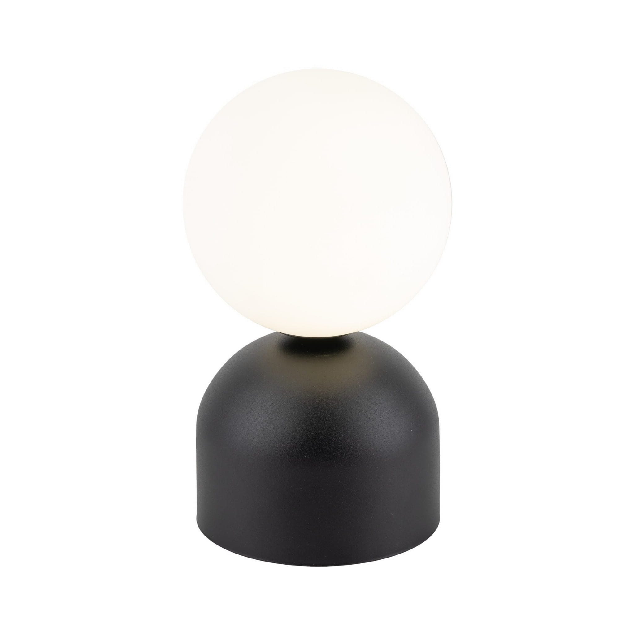 Lampka nowoczesna skandynawska loft klosz szklany kula czarna biała TK Lighting Miki 16044 1x8W G9