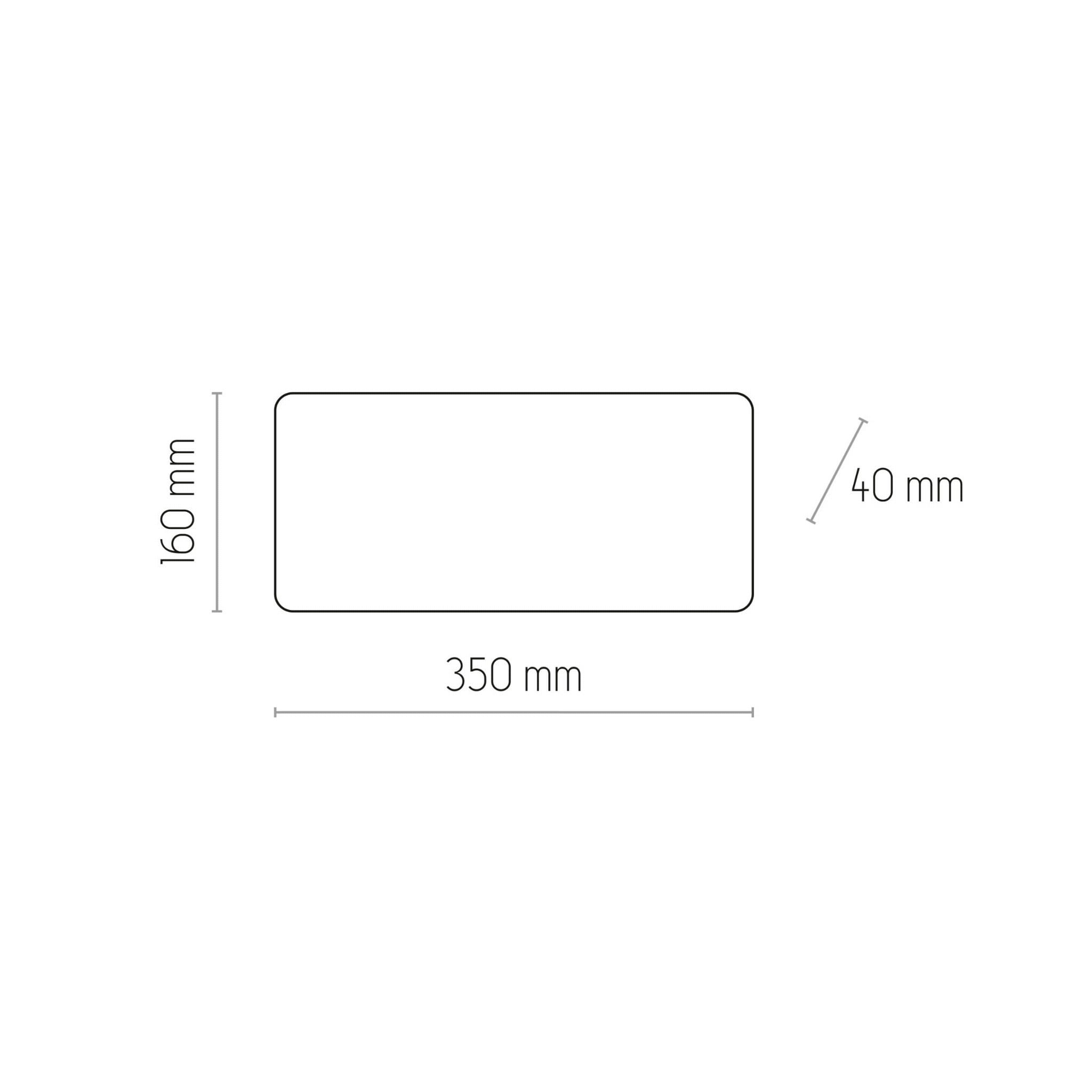 Kinkiet do sypialni z serii TAVOLA tylowy dekoracyjny prostokątny akcent oświetleniowy 3272 TK Lighting G9 2X8W