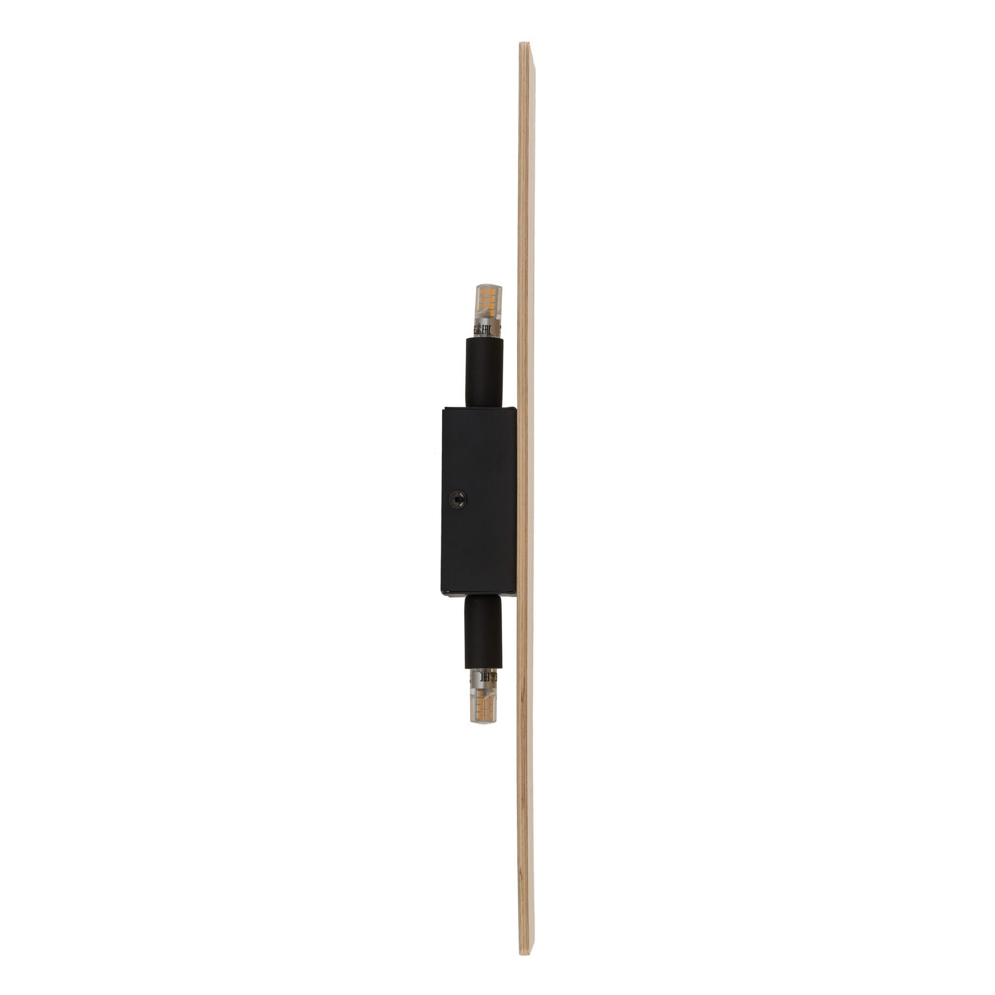 Tk Lighting Tavola 4754 kinkiet lampa ścienna 2x6W G9 czarny drewniany